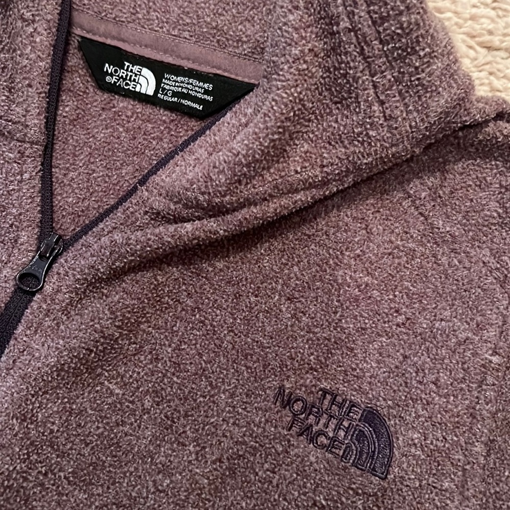 Purple North Face pull over